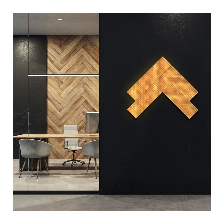 Twinkly - LED RGB Panneau à intensité variable SQUARES 64xLED 16x16 cm Wi-Fi