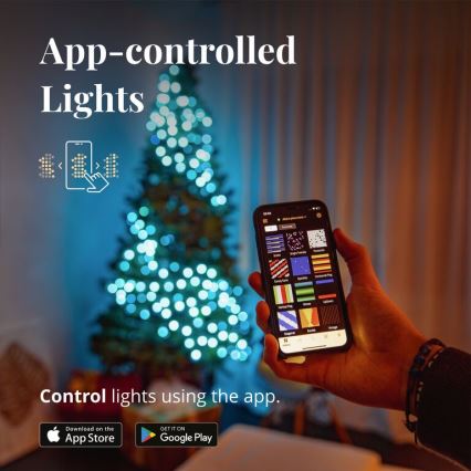 Twinkly - Guirlande lumineuse de Noël d'extérieur LED RGBW dimmable STRINGS 250xLED 23,5m IP44 Wi-Fi