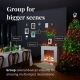 Twinkly -  Guirlande de Noël LED RGBW à intensité variable extérieur STRINGS 250xLED 23,5m IP44 Wi-Fi