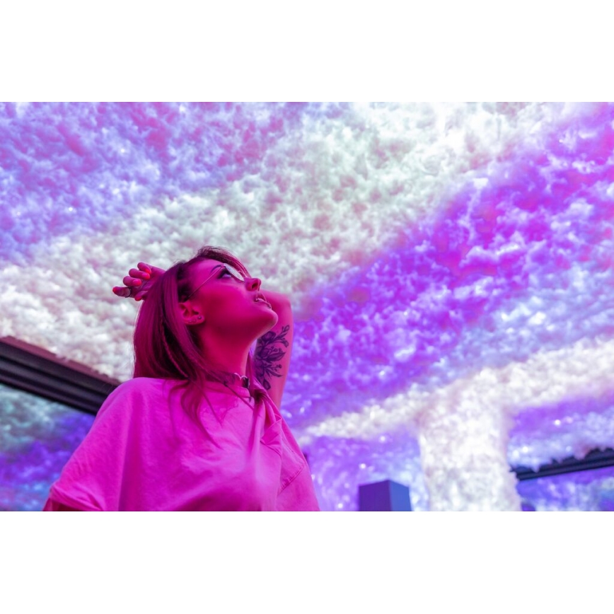 Twinkly - Guirlande lumineuse LED RGBW dimmable d'extérieur STRINGS 250 LED 23,5 m IP44 Wi-Fi