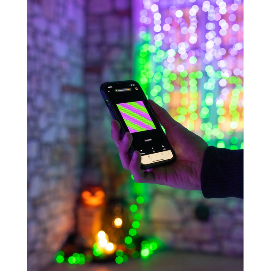 Twinkly - LED RGBW guirlande lumineuse de Noël d'extérieur dimmable STRINGS 250xLED 23,5m IP44 Wi-Fi