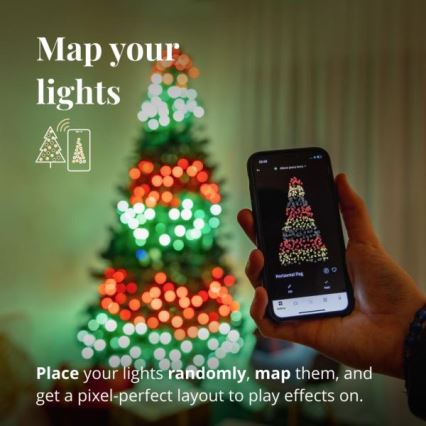 Twinkly - LED RGBW guirlande lumineuse de Noël d'extérieur dimmable STRINGS 250xLED 23,5m IP44 Wi-Fi