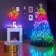 Twinkly - Guirlande de Noël LED RGBW à intensité variable extérieur STRINGS 600xLED 51,5m IP44 Wi-Fi