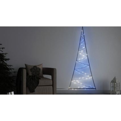 Twinkly - LED RGBW à intensité variable extérieur Sapin de Noël LIGHT TREE 70xLED IP44 Wi-Fi