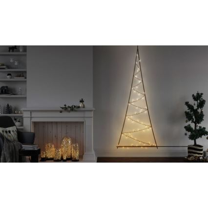 Twinkly - LED RGBW à intensité variable extérieur Sapin de Noël LIGHT TREE 70xLED IP44 Wi-Fi