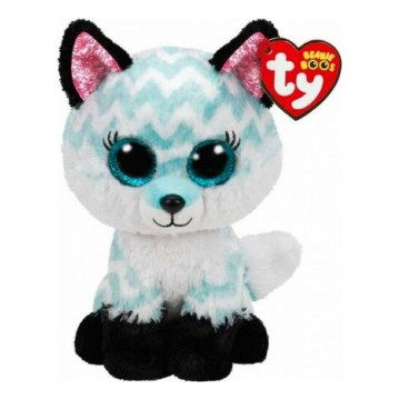 TY - Jouet en peluche ATLAS renard aqua chevron 24 cm
