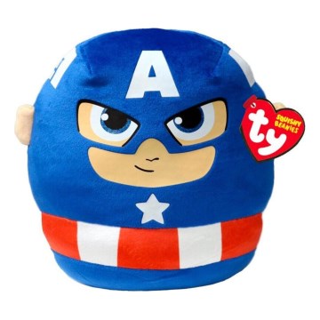 TY - Jouet en peluche Squishy CAPTAIN AMERICA 22 cm