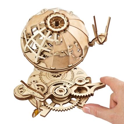 Ugears - Puzzle 3D mécanique en bois Globe