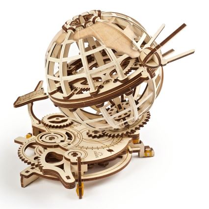 Ugears - Puzzle 3D mécanique en bois Globe