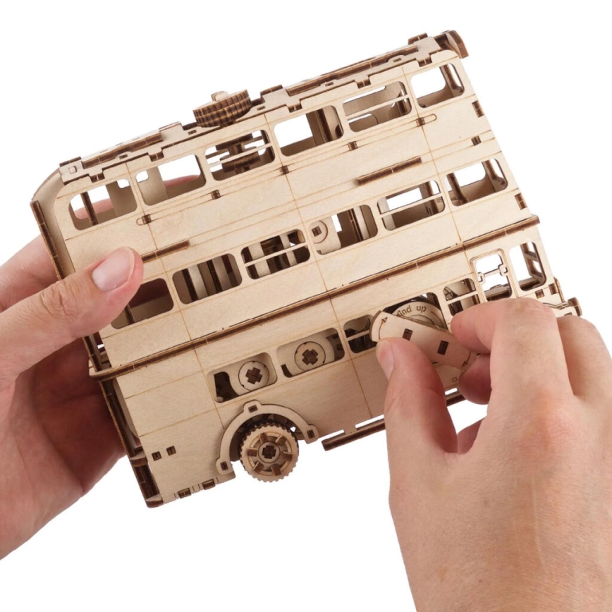 Ugears - Puzzle 3D mécanique en bois Harry Potter knight bus