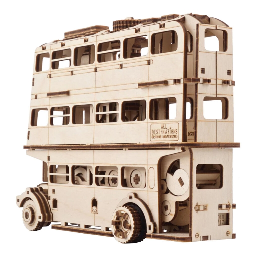 Ugears - Puzzle 3D mécanique en bois Harry Potter knight bus