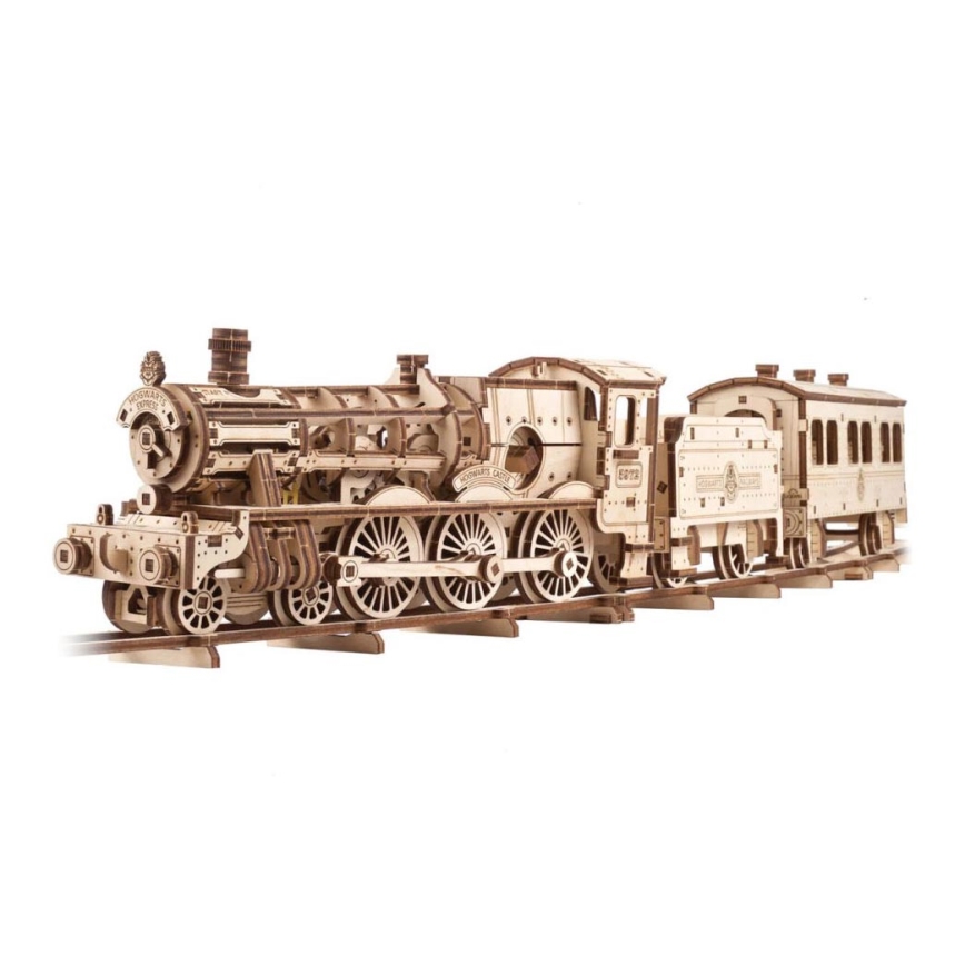 Ugears - Puzzle 3D mécanique en bois Harry Potter Poudlard express