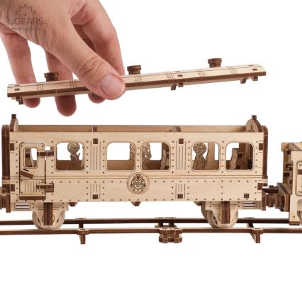 Ugears - Puzzle 3D mécanique en bois Harry Potter Poudlard express