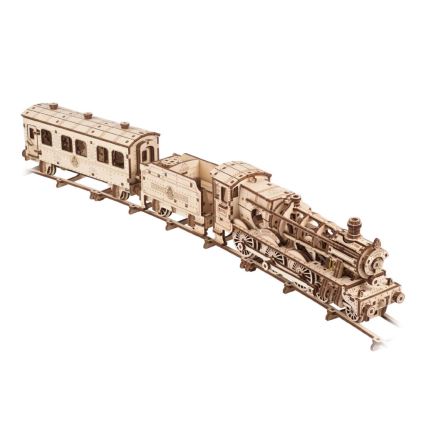 Ugears - Puzzle 3D mécanique en bois Harry Potter Poudlard express