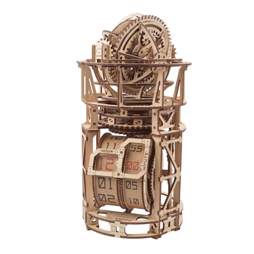 Ugears - Puzzle 3D mécanique en bois Horlogerie avec tourbillon