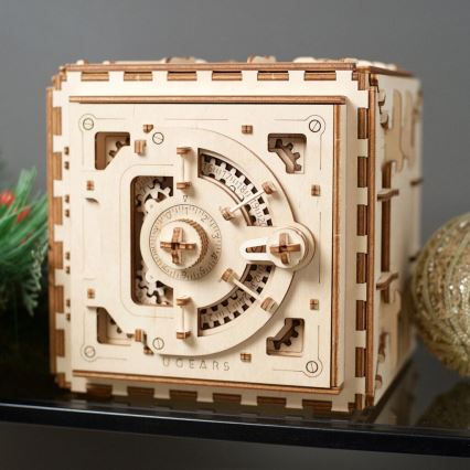 Ugears - Puzzle 3D mécanique en bois Safe