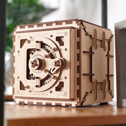 Ugears - Puzzle 3D mécanique en bois Safe