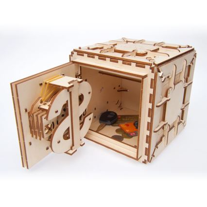 Ugears - Puzzle 3D mécanique en bois Safe