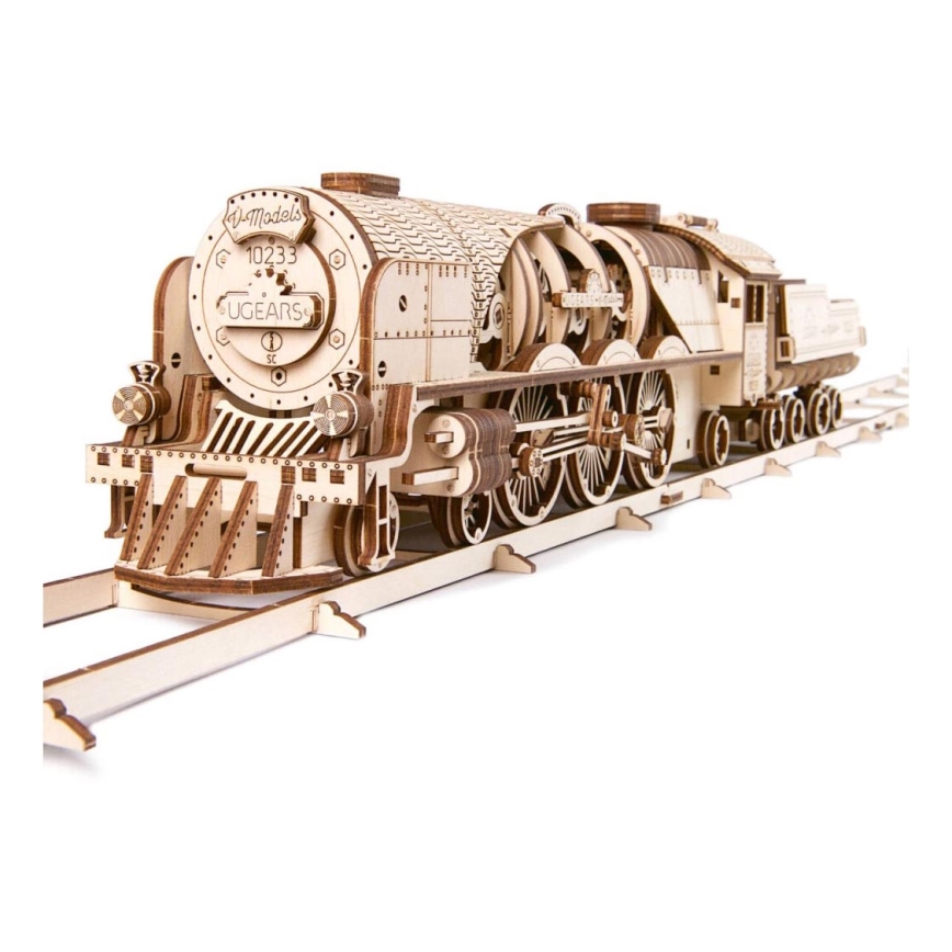 ROKR | Maquette Bois Locomotive Mécanique