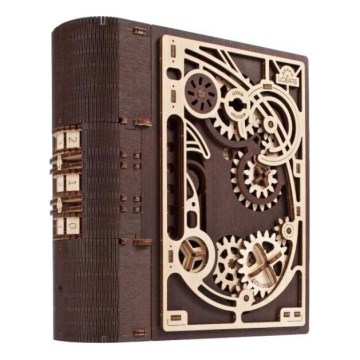 Ugears - puzzle mécanique 3D en bois Livre des secrets