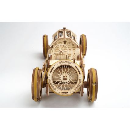 Ugears - Puzzle mécanique 3D en bois U9 Voiture Grand Prix