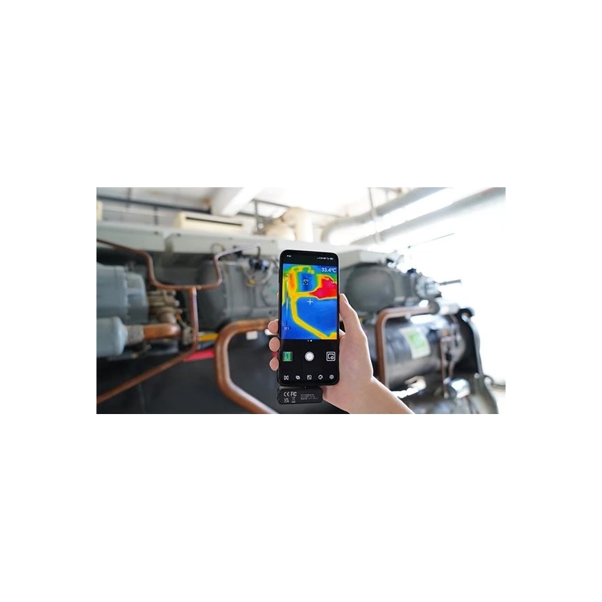 Uni-T UTi120MS - Éclairage de caméra thermique pour iPhone