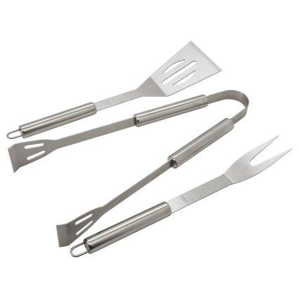 Ustensiles de grillade en acier inoxydable 3 pcs