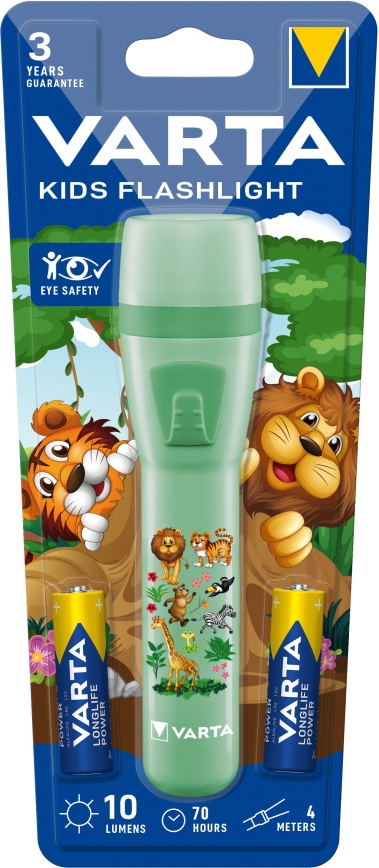 Varta 15650101421 - Lampe de poche enfant LED/2xAA