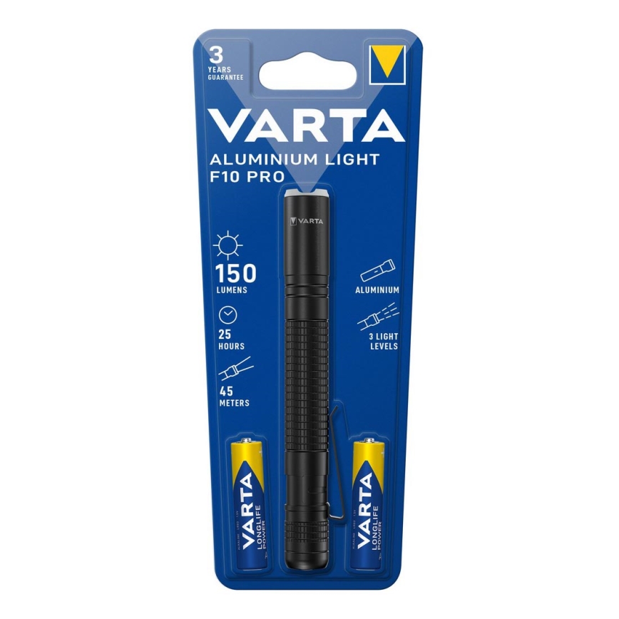 Varta 16606101421 - Lampe de poche LED ALUMINIUM LIGHT/2xAAA