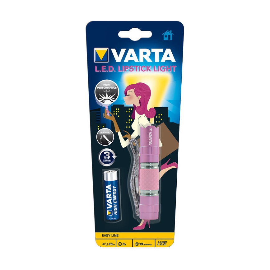 Varta 16617101421 - Torche LIPSTICK LED/1xAA