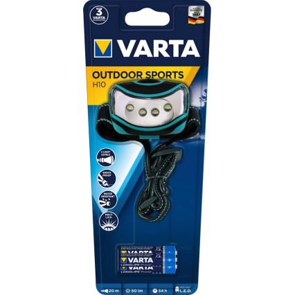 VARTA 16630 - Lampe frontale LED 4xLED/3xAAA