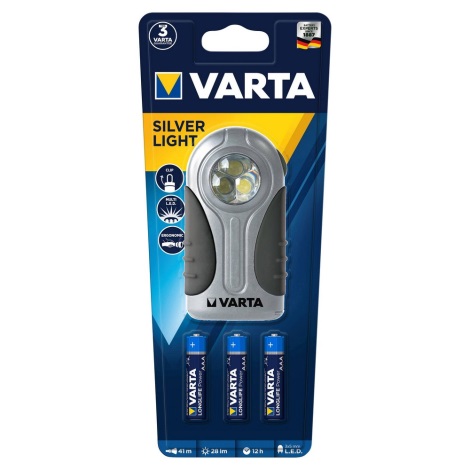 Varta 16647101421 - Lampe torche LED SILVER LIGHT LED/3xAAA