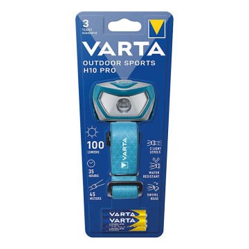 Varta 16650101421 - Lampe frontale OUTDOOR SPORTS H10 Pro LED/3xAAA