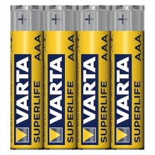 Varta 2003101304 - 4 pcs Pile au chlorure de zinc SUPERLIFE AAA 1,5V