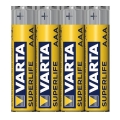 Varta 2003101304 - x4 Pile zinc-carbone SUPERLIFE AAA 1,5V