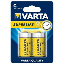 Varta 2014 - 2 pc Pile zinc-carbone SUPERLIFE C 1,5V