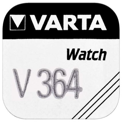 Varta 3641 - 1 pc Pile bouton oxyde d'argent V364 1,5V