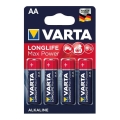 Varta 4706101404 - 4 pcs pile alcaline LONGLIFE AA 1,5V