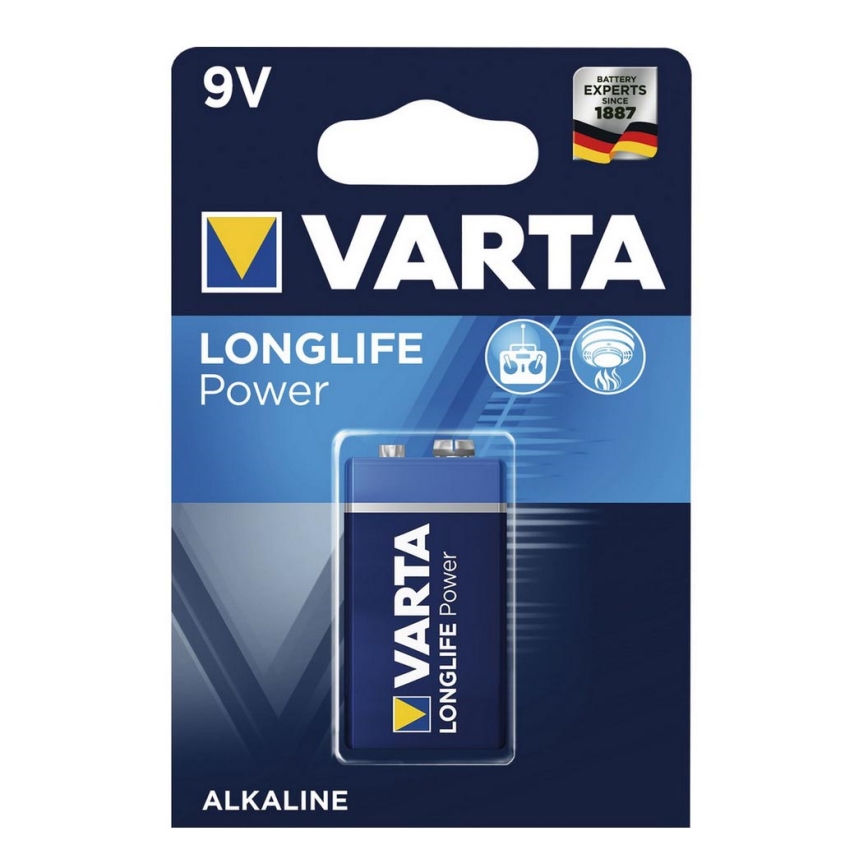 Varta 4922121411 - 1 pce Pile alcaline LONGLIFE 9V