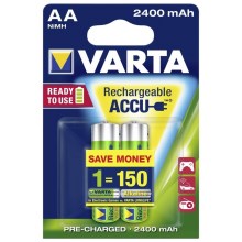 Varta 56706 - 2 pc Pile rechargeable ACCU AA NiMH/2100mAh/1,2V