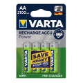Varta 56706 - 4 piles rechargeables ACCU AA NiMH/2100mAh/1,2V