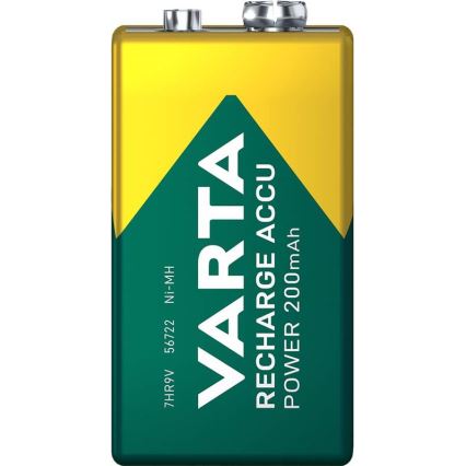 Varta 56722101401 - 1 pièce Accumulateur rechargeable Ni‑MH 200 mAh 9 V