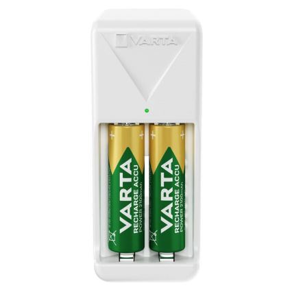 Varta 57656101401 - Chargeur de piles 2xAA/AAA 230V