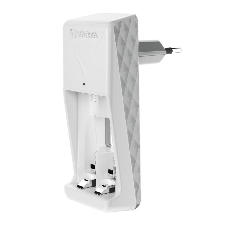 Varta 57656101451 - Chargeur de piles pour 2x AA/AAA, jusqu'à 2100 mAh, 230 V