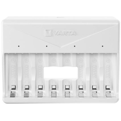 Varta 57659101401 - Chargeur pour 8 accumulateurs AA/AAA, 5 V