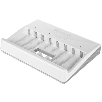 Varta 57659101401 - Chargeur pour 8 accumulateurs AA/AAA, 5 V