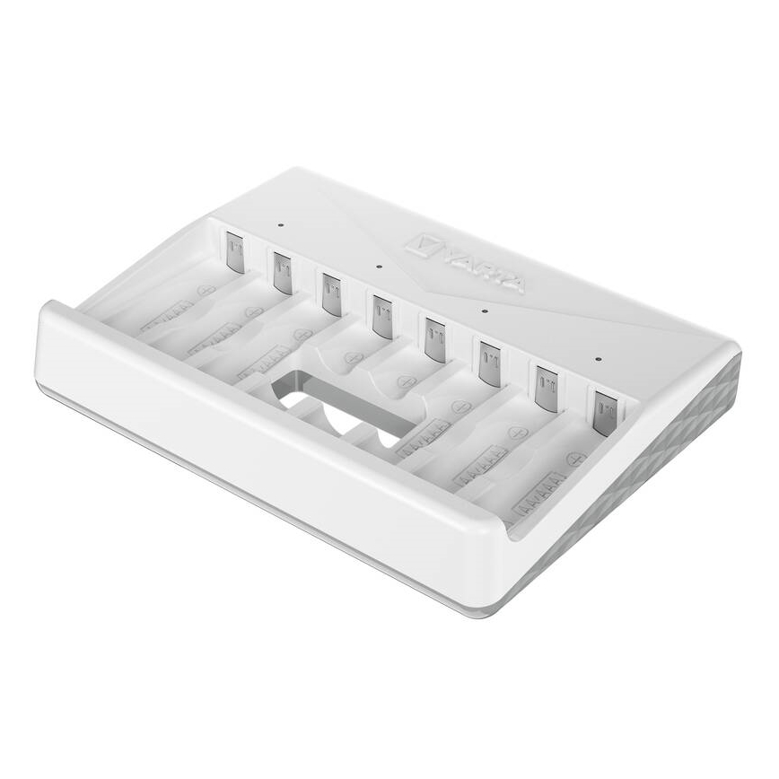 Varta 57659101401 - Chargeur pour 8 accumulateurs AA/AAA, 5 V