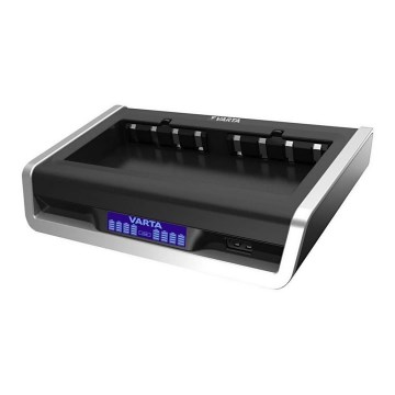 VARTA 57671 - Chargeur LCD Multi 8xAA/AAA et chargement USB 4h