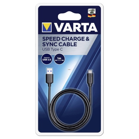 Varta 57944101401 - Câble USB SPEED CHARGE USB C 1 m