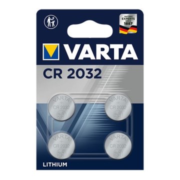 Varta 6032101404 - 4 piles bouton au lithium ELECTRONICS CR2032 3V